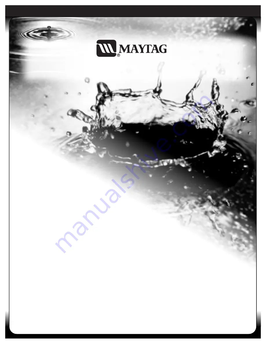 Maytag SAV-1 User Manual Download Page 1