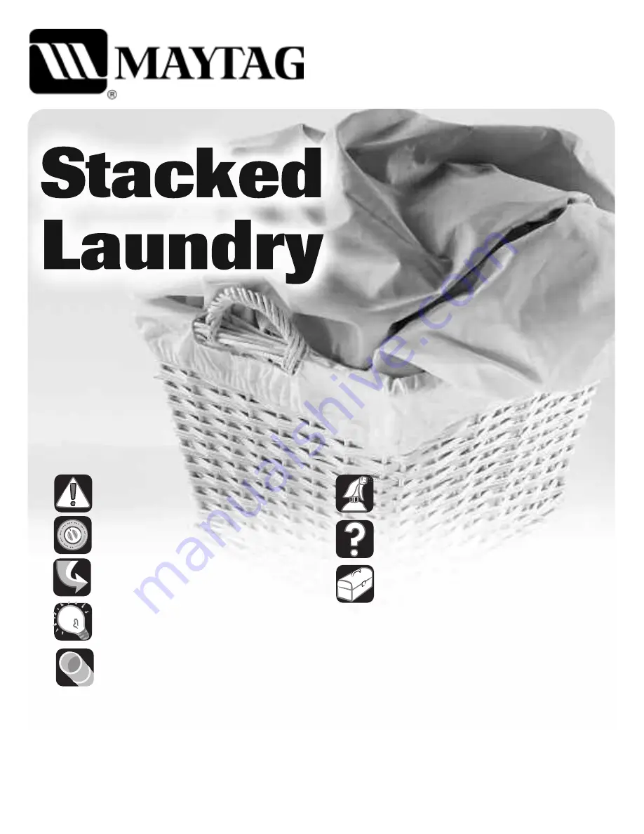 Maytag Stacked Laundry Скачать руководство пользователя страница 33