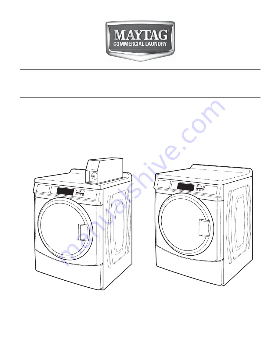 Maytag W10353871A Installation Instructions Manual Download Page 1