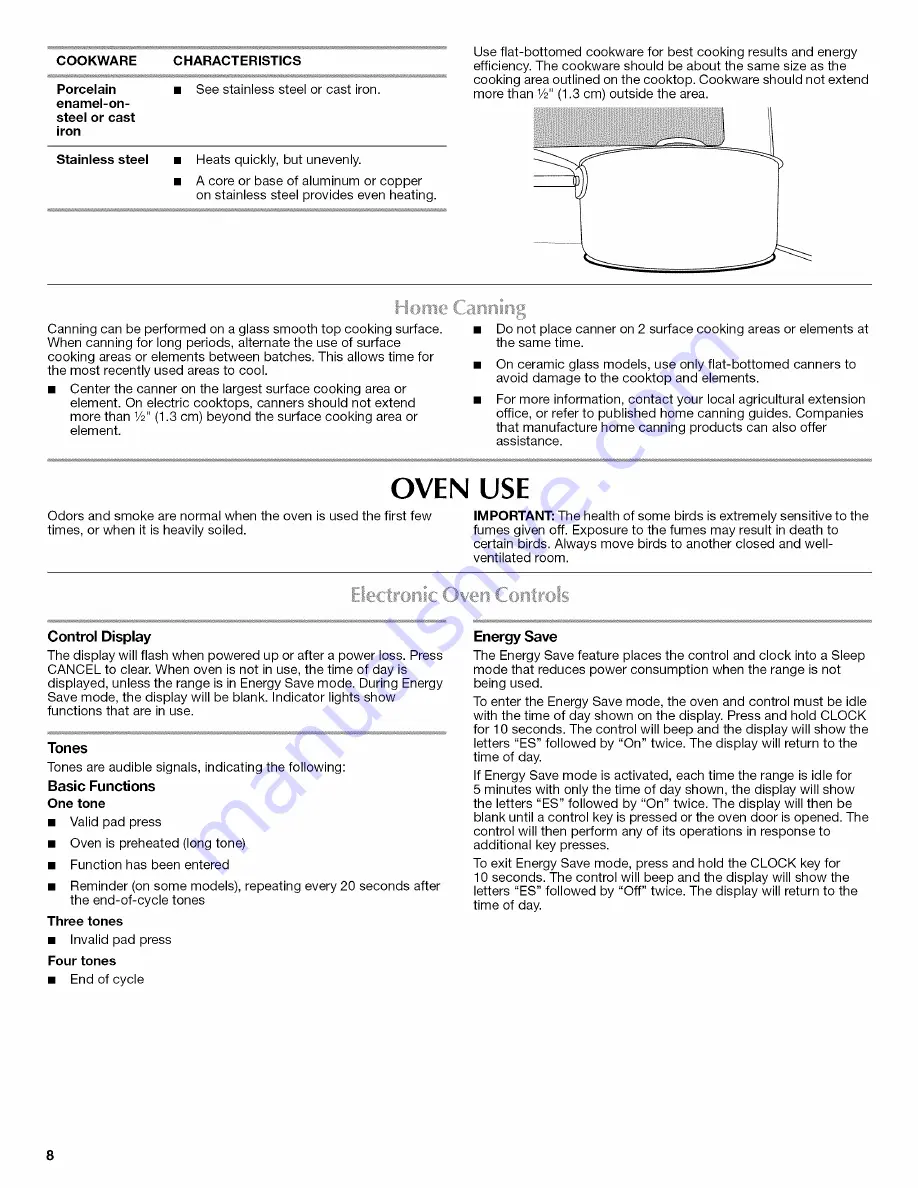 Maytag W10392921B User Instructions Download Page 8