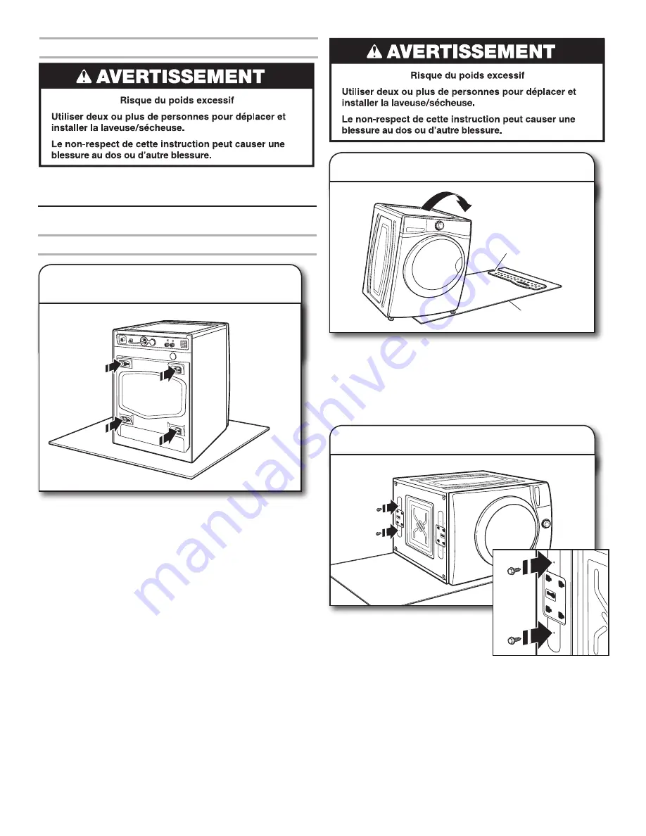 Maytag XHPC155XW Installation Instructions Manual Download Page 12