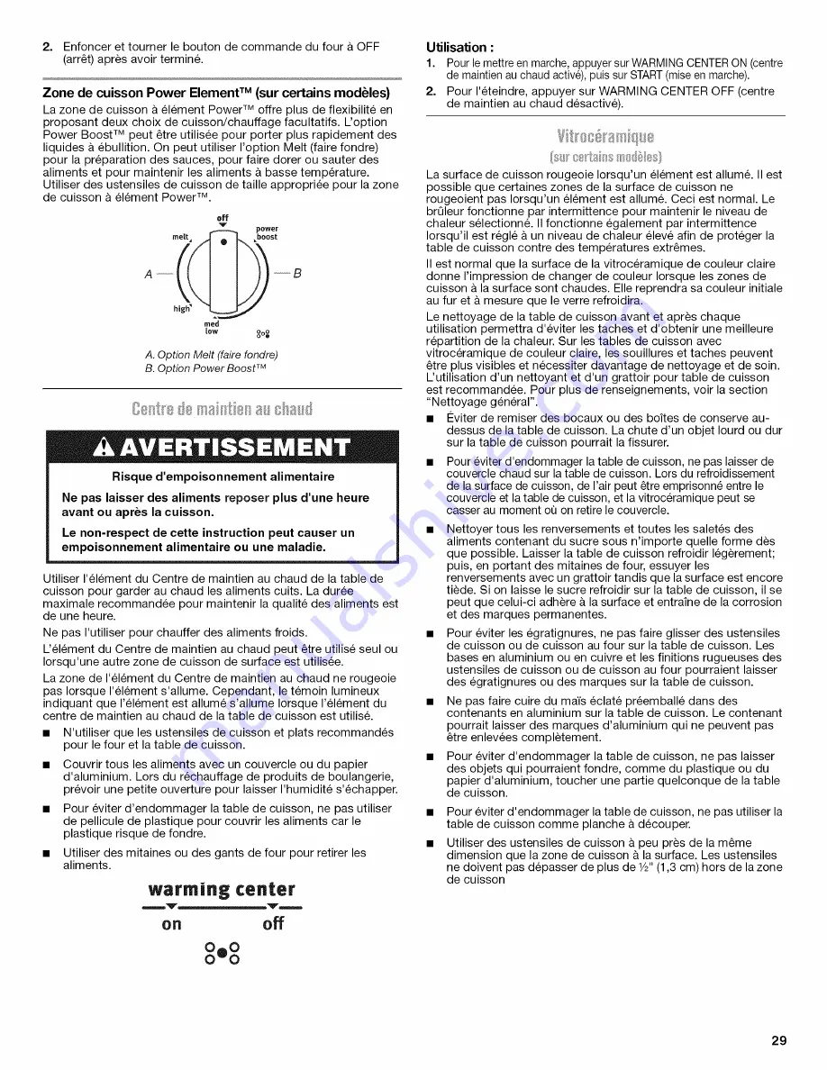 Maytag YMET8720DE00 Use & Care Manual Download Page 29