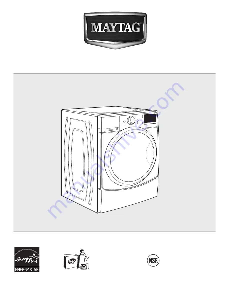 Maytag YMHWE201 Series Use & Care Manual Download Page 1