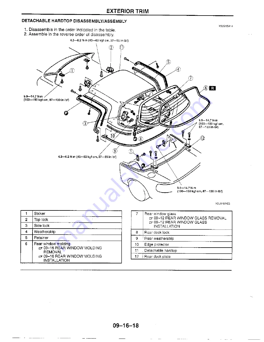 Mazda 1990 MIATA Скачать руководство пользователя страница 673