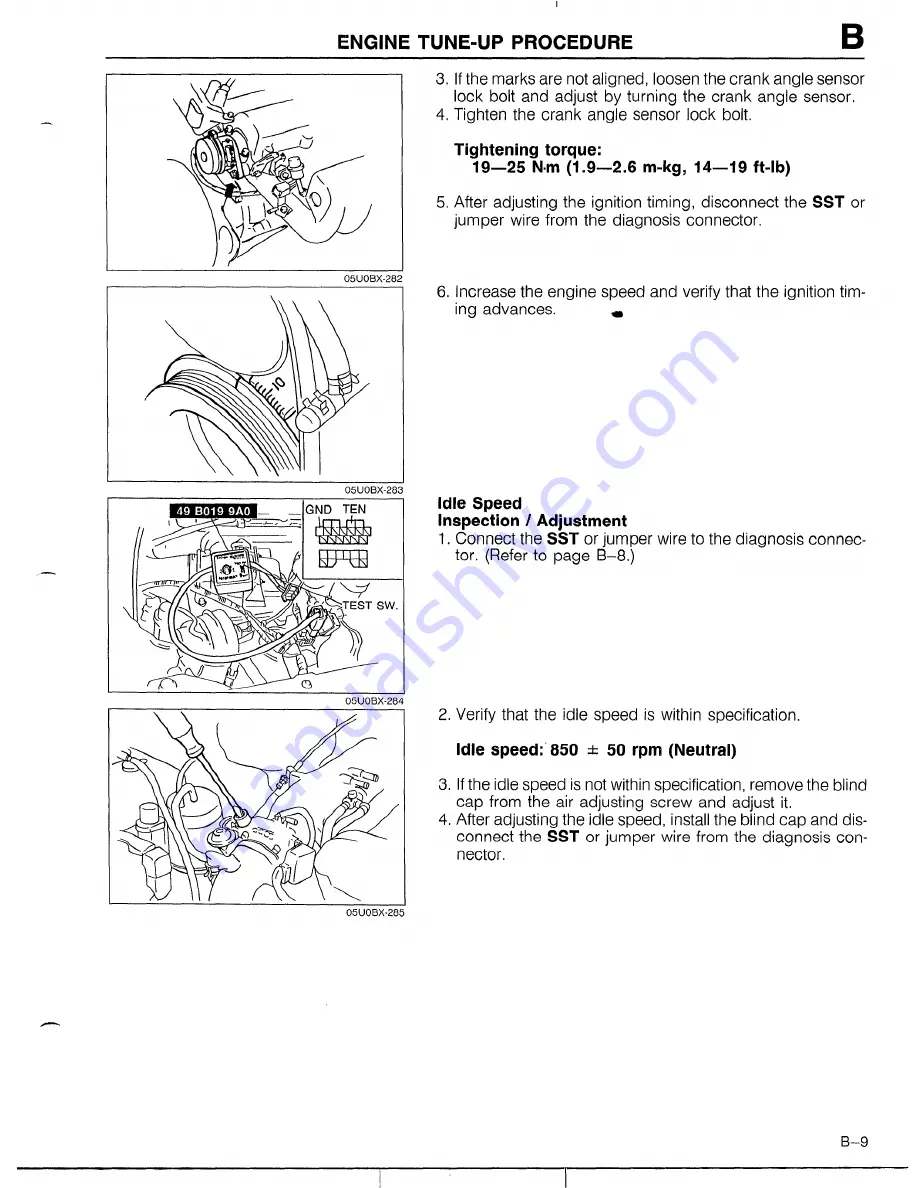 Mazda 1990 MX-5 Workshop Manual Download Page 36