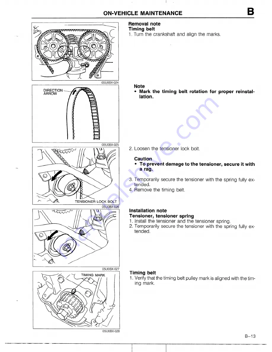 Mazda 1990 MX-5 Workshop Manual Download Page 40