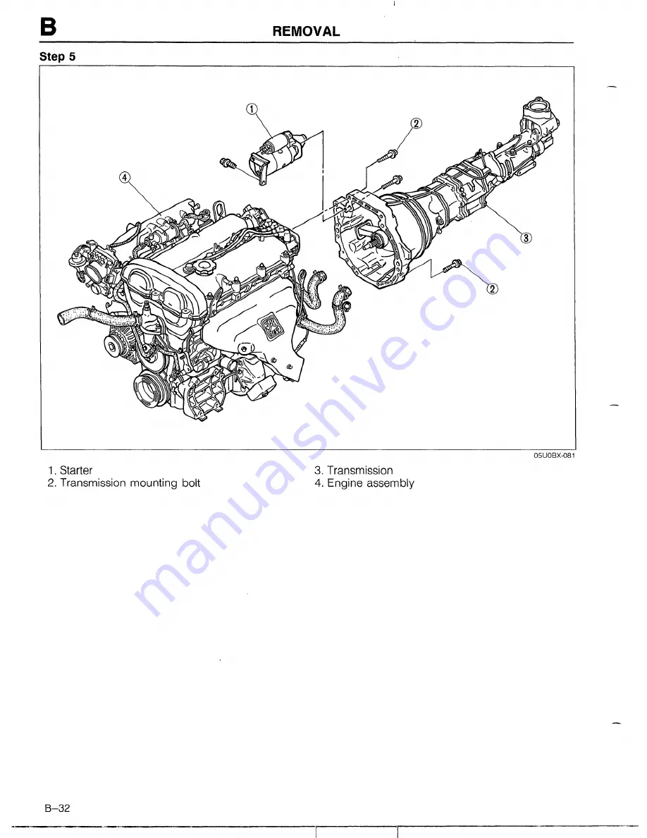 Mazda 1990 MX-5 Workshop Manual Download Page 59