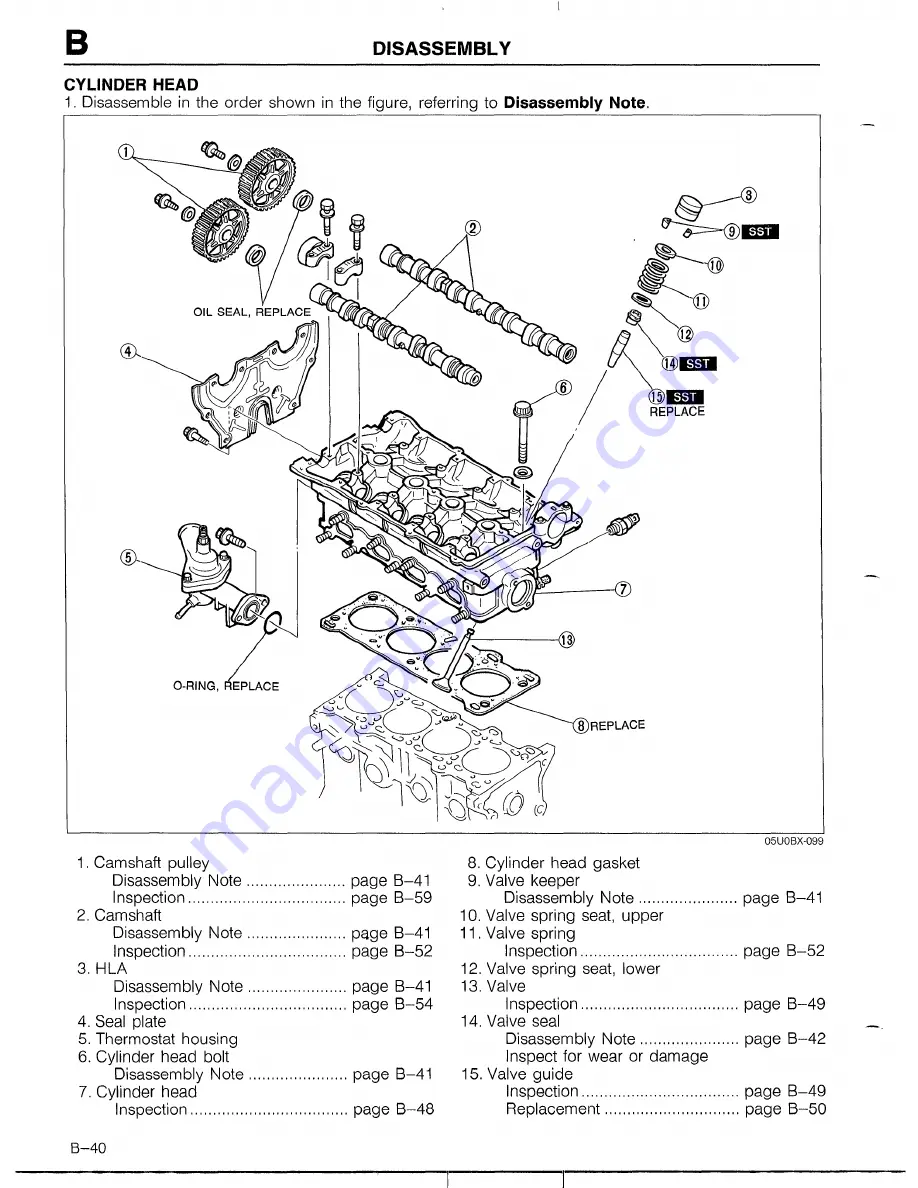 Mazda 1990 MX-5 Скачать руководство пользователя страница 67