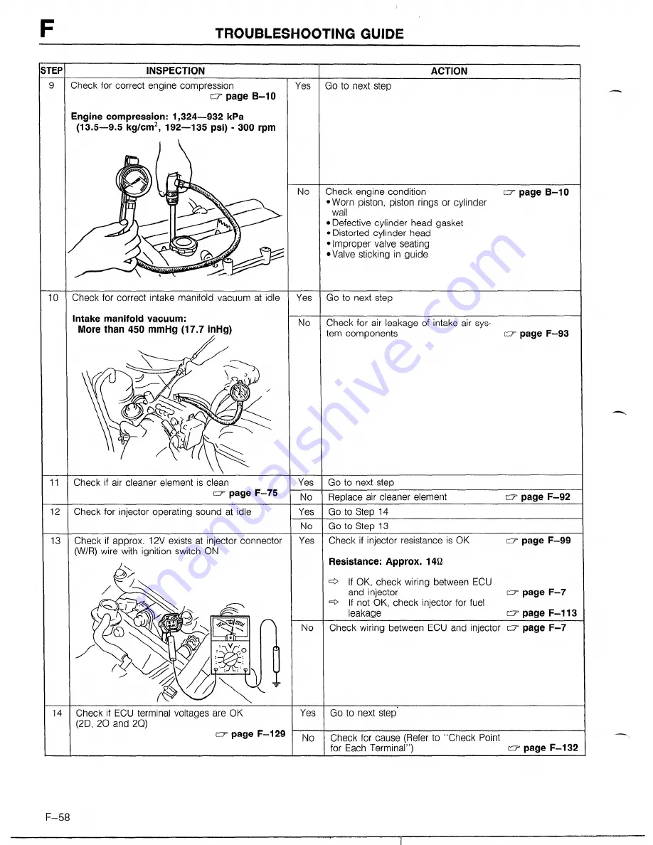 Mazda 1990 MX-5 Workshop Manual Download Page 202