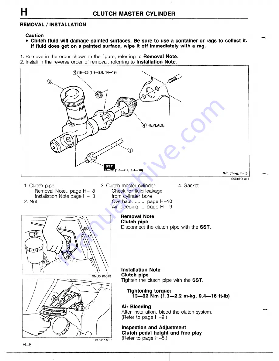 Mazda 1990 MX-5 Скачать руководство пользователя страница 321