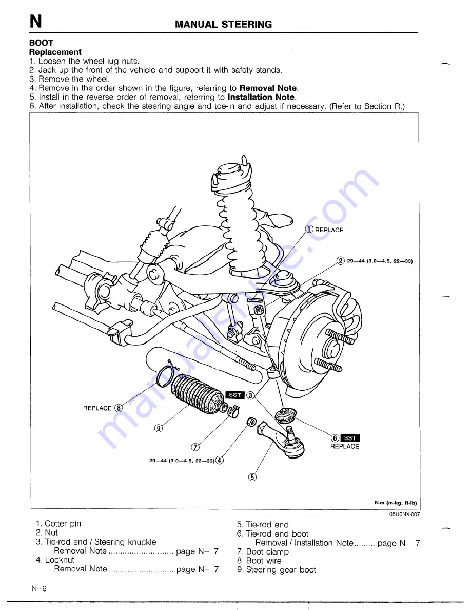 Mazda 1990 MX-5 Скачать руководство пользователя страница 431