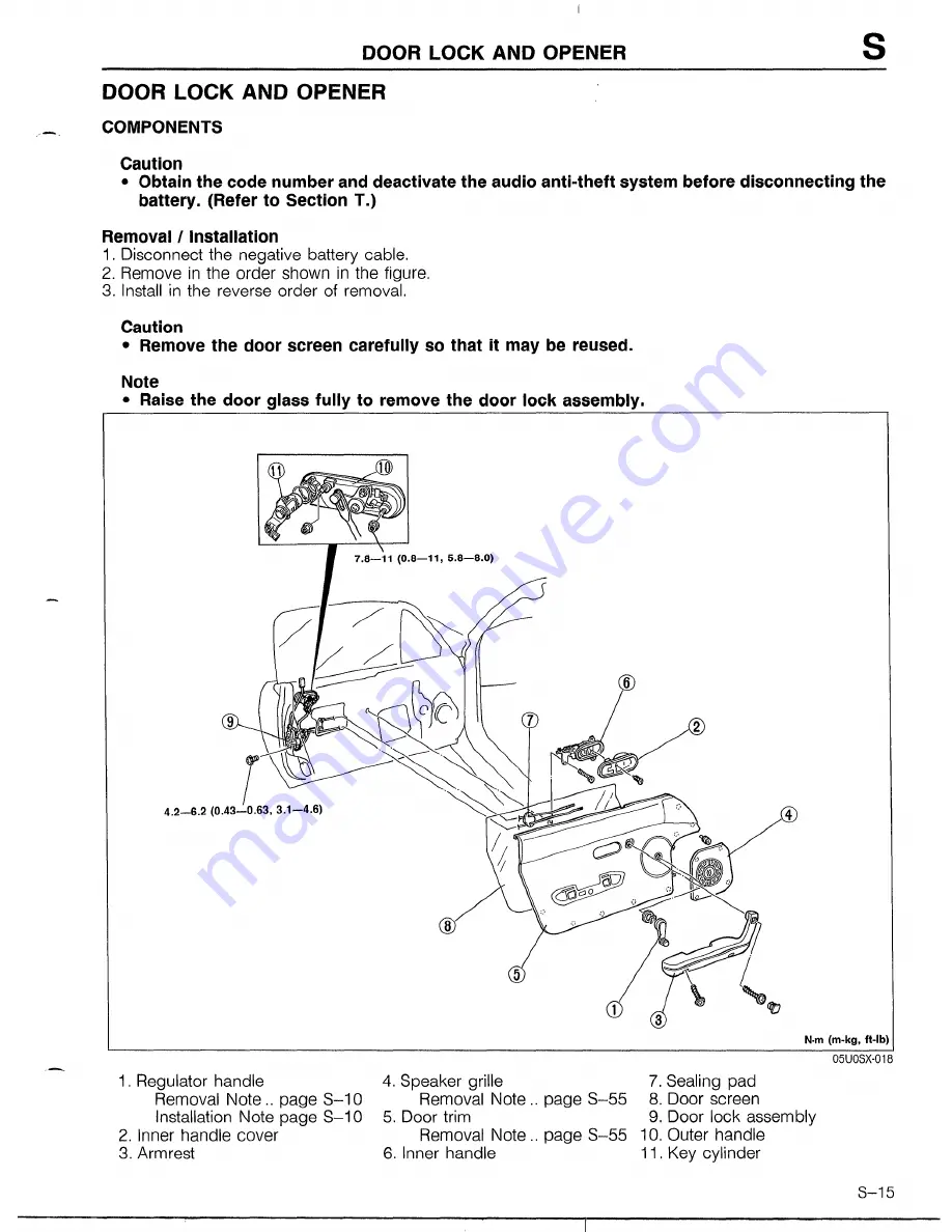 Mazda 1990 MX-5 Скачать руководство пользователя страница 522