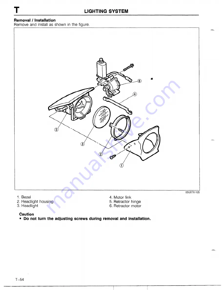 Mazda 1990 MX-5 Workshop Manual Download Page 636