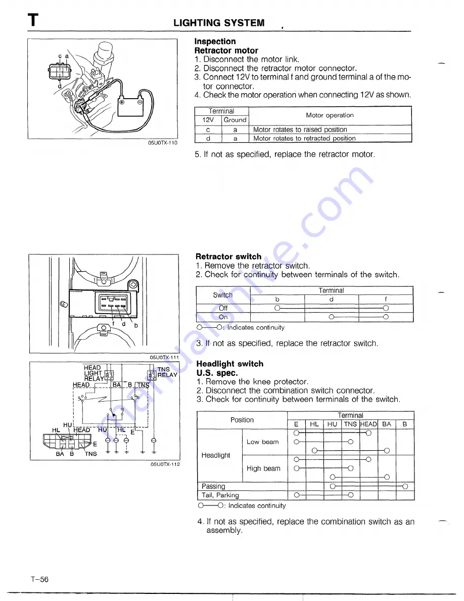 Mazda 1990 MX-5 Скачать руководство пользователя страница 638