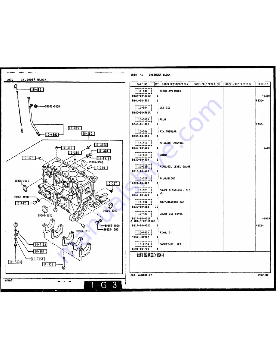 Mazda 1990 MX-5 Workshop Manual Download Page 914