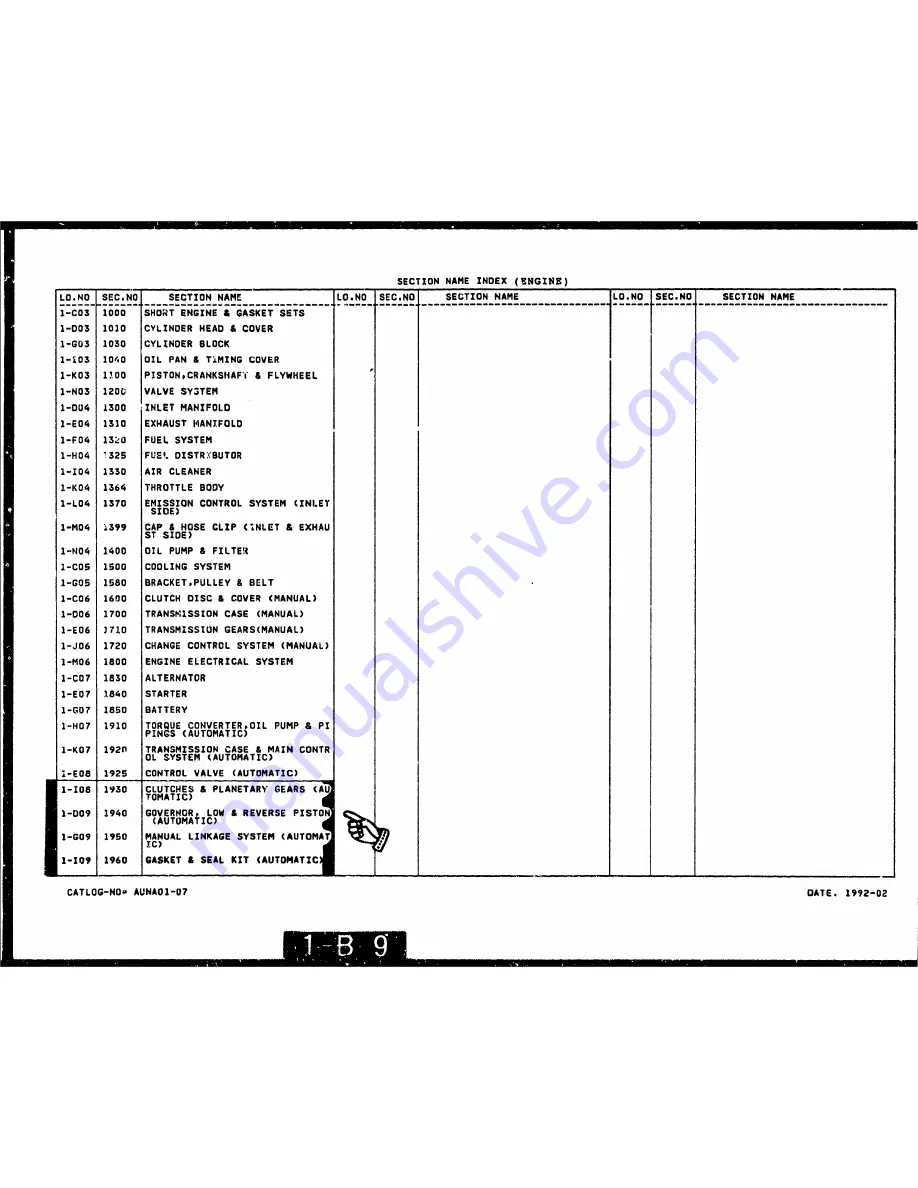 Mazda 1990 MX-5 Workshop Manual Download Page 981