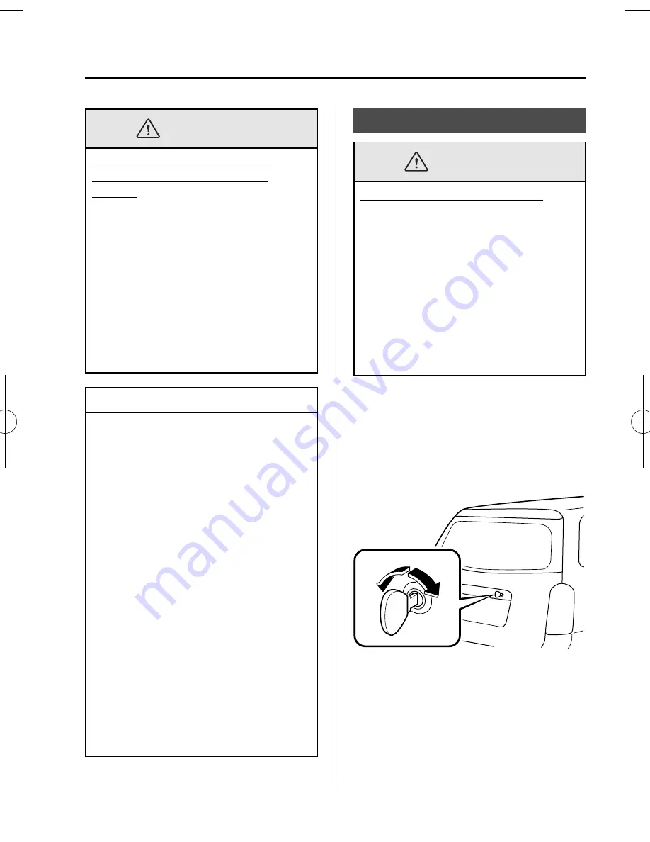 Mazda 2005 MPV Owner'S Manual Download Page 101