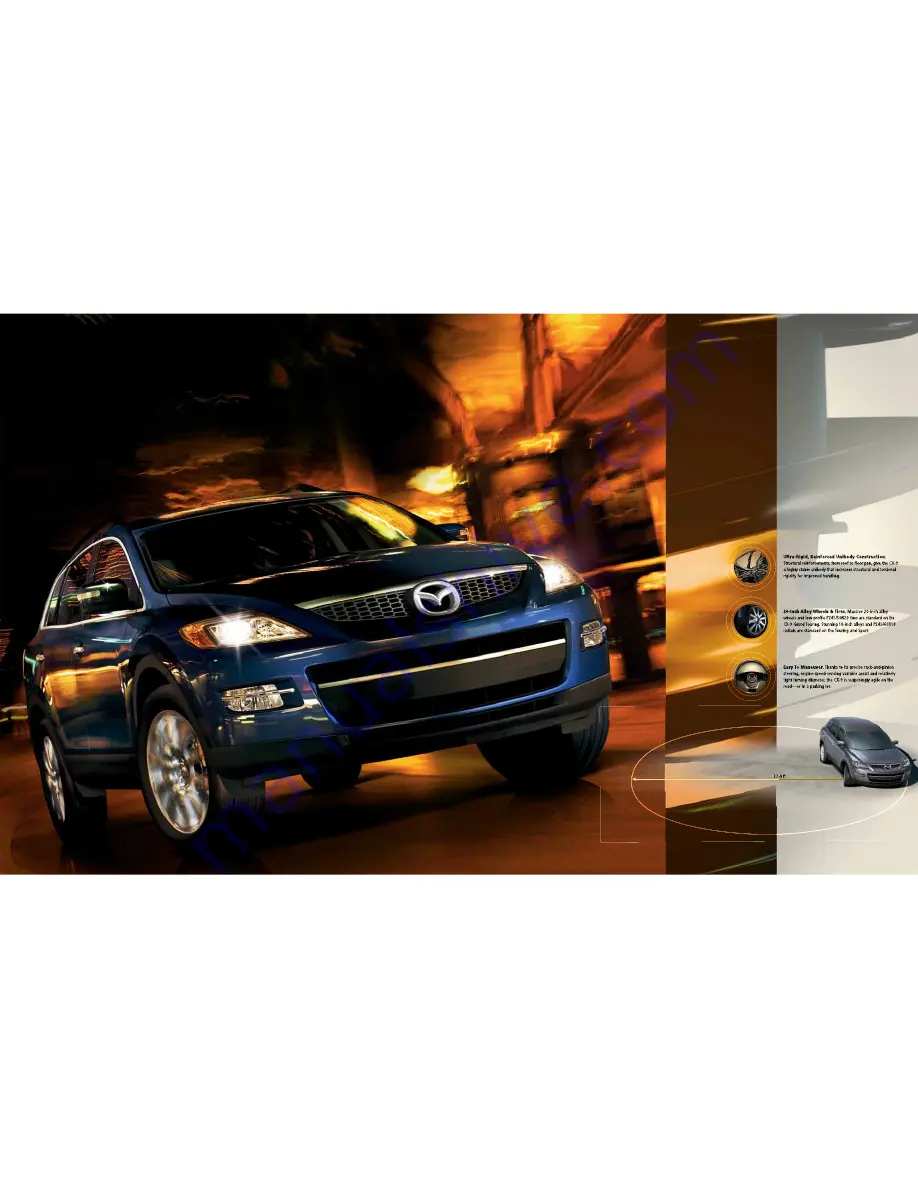 Mazda 2008 CX-9 Brochure & Specs Download Page 11