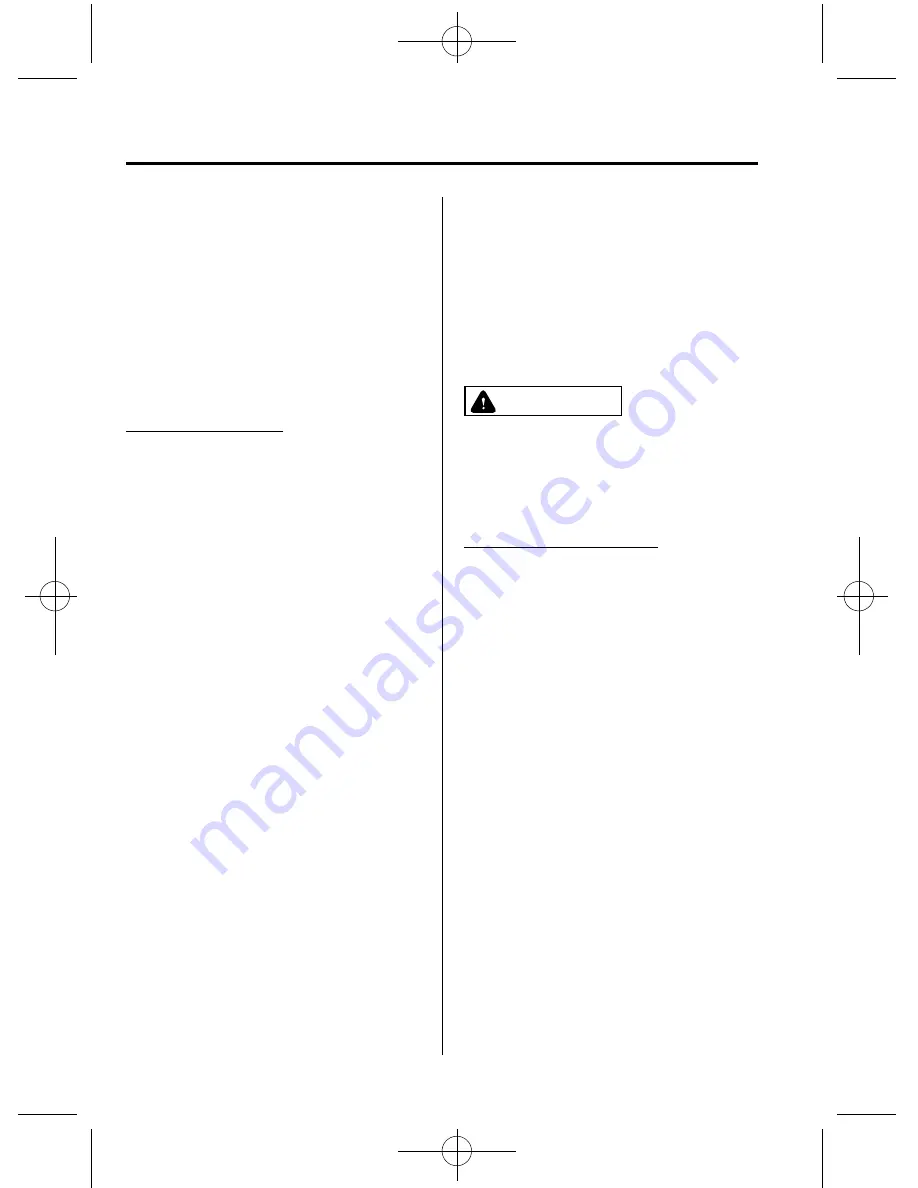 Mazda 2010 Mazda5 Owner'S Manual Download Page 138