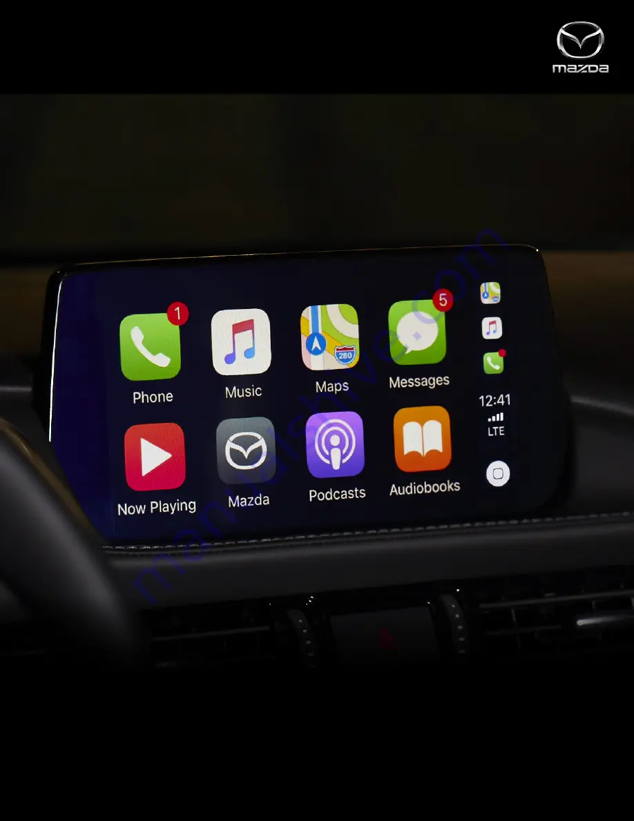 Mazda Apple CarPlay Скачать руководство пользователя страница 1