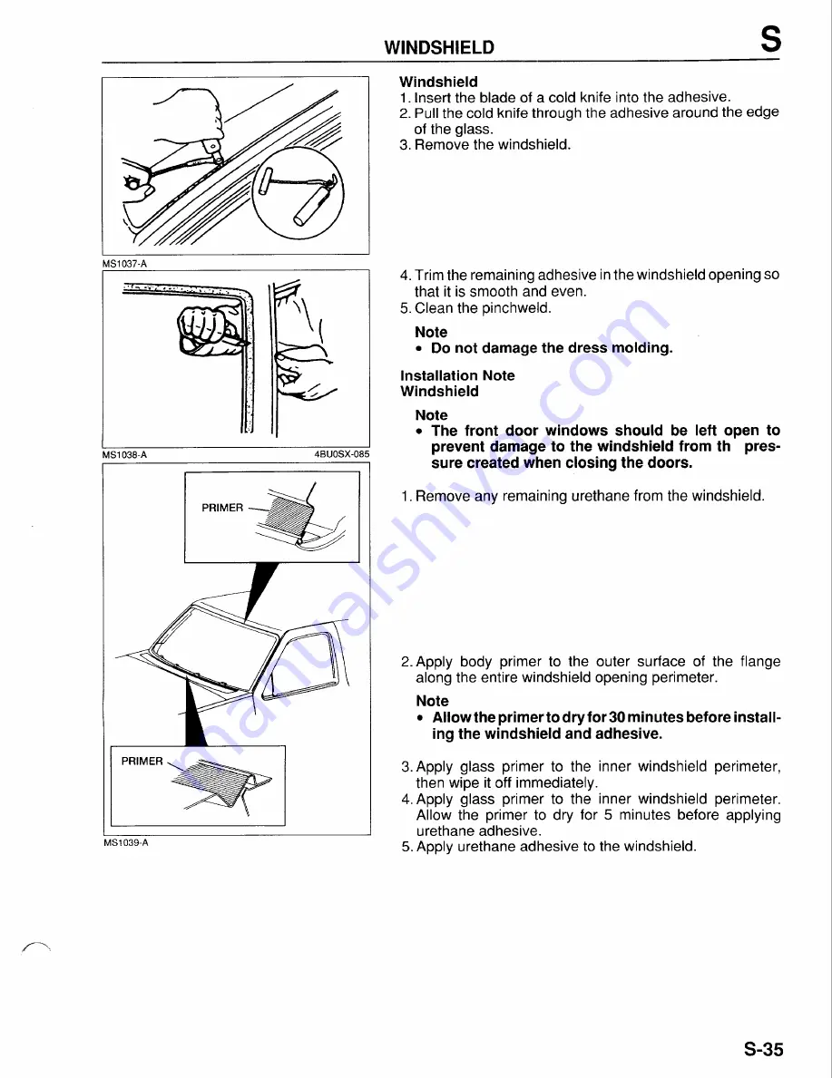 Mazda B-Series 1997 Workshop Manual Download Page 1329