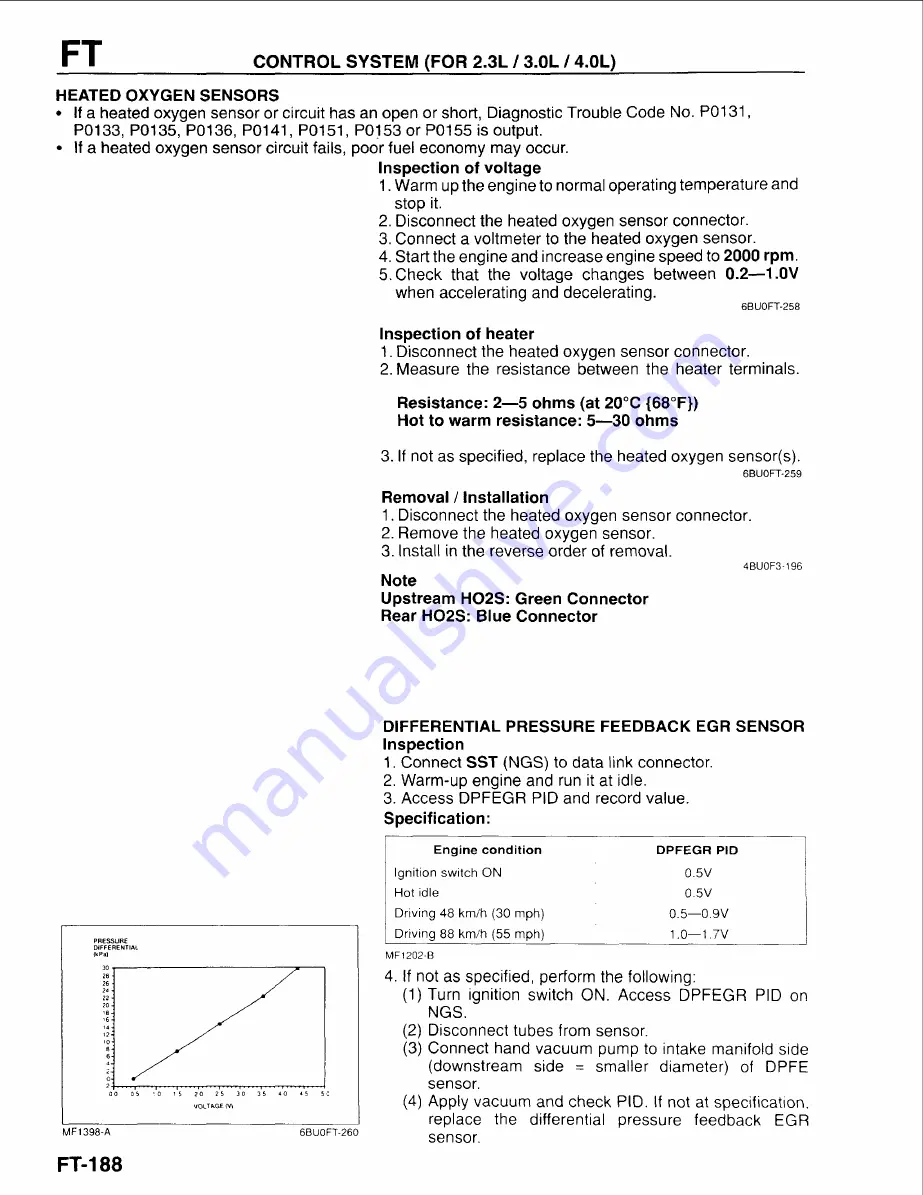 Mazda B-Series 1997 Workshop Manual Download Page 533