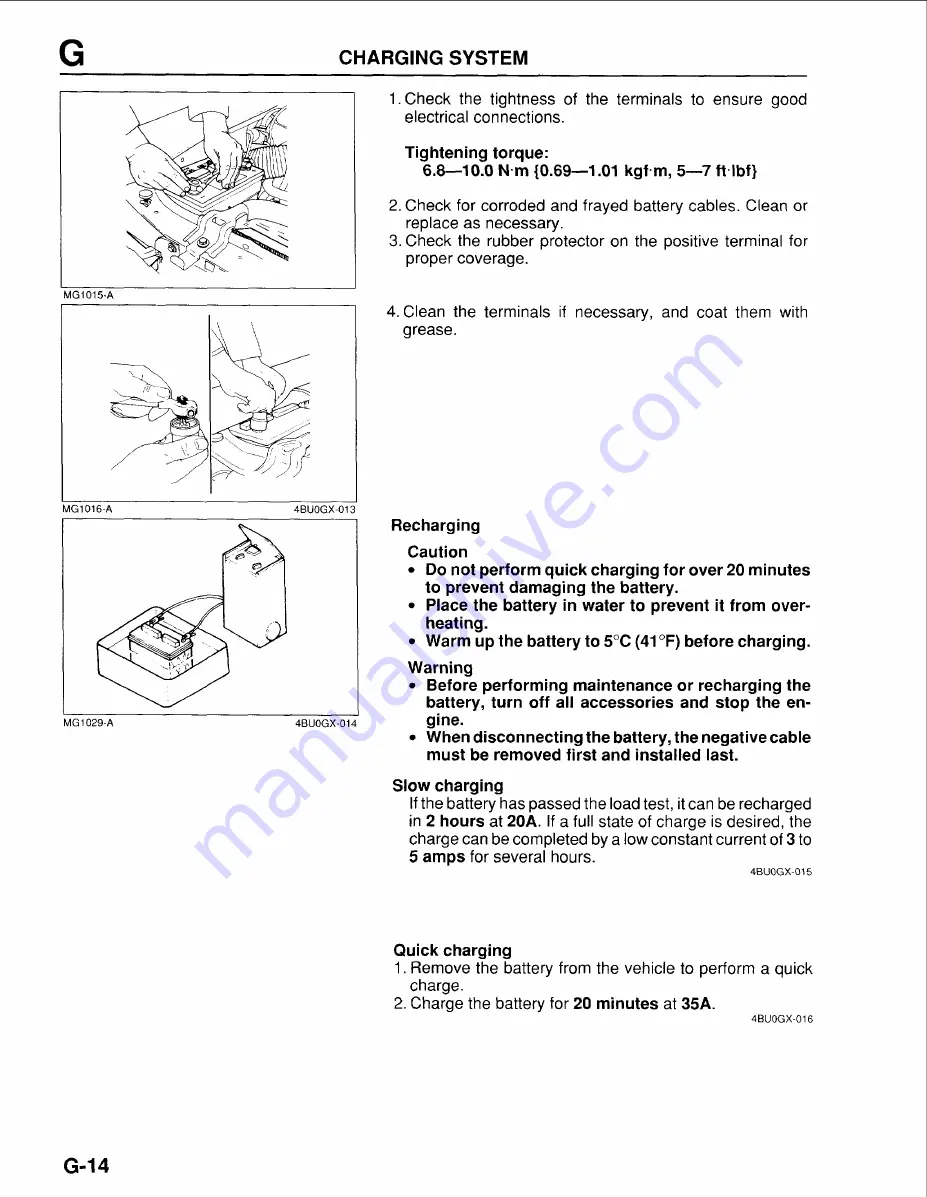 Mazda B-Series 1997 Workshop Manual Download Page 592