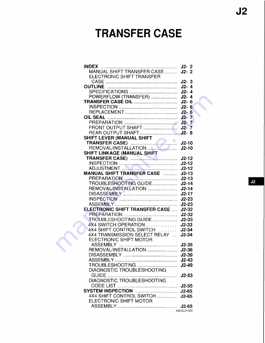 Mazda B-Series 1997 Workshop Manual Download Page 687