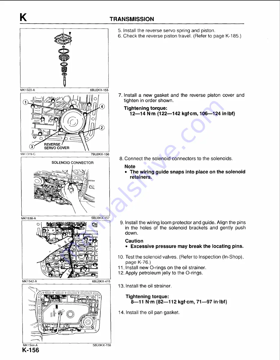 Mazda B-Series 1997 Скачать руководство пользователя страница 901