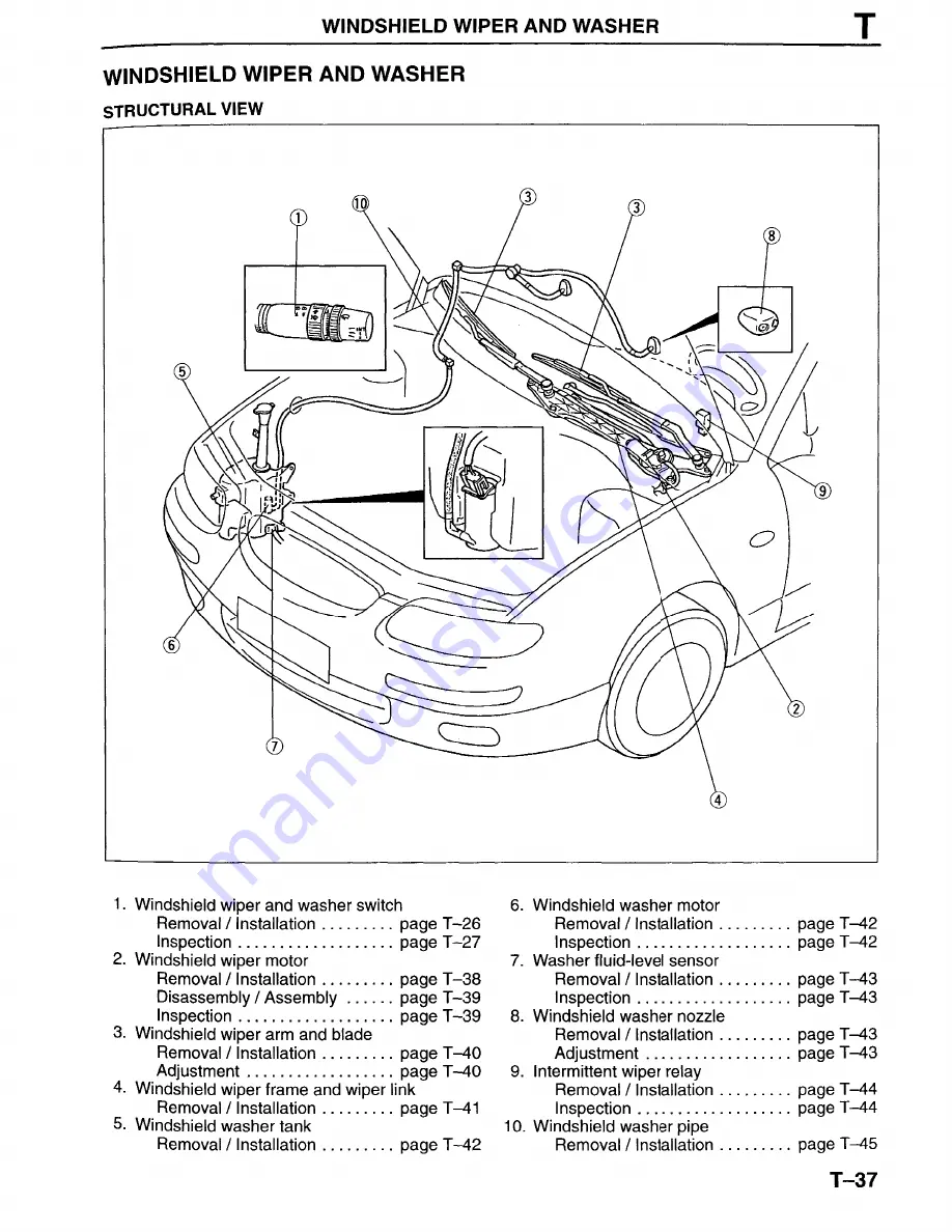 Mazda Millenia 1996 Workshop Manual Download Page 1065