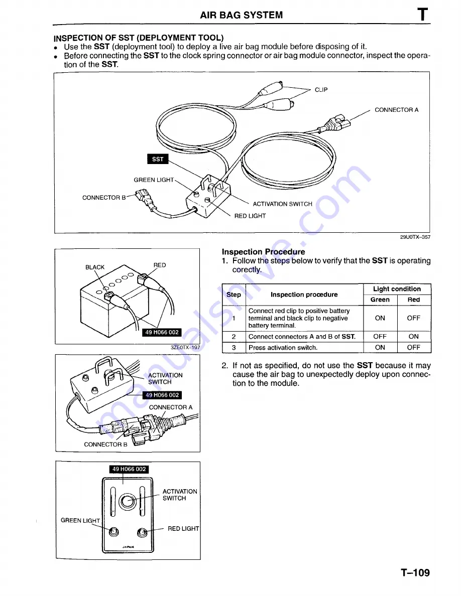 Mazda Millenia 1996 Workshop Manual Download Page 1137