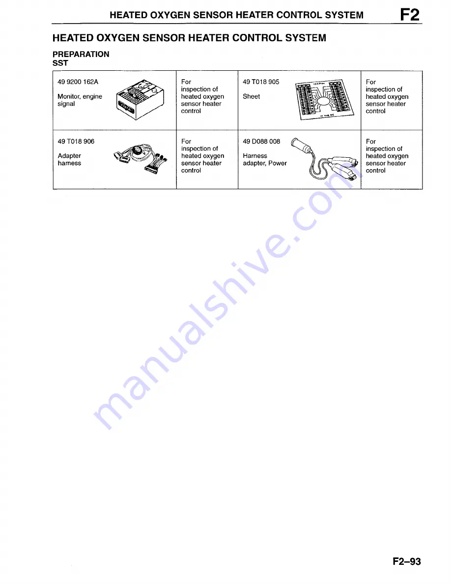 Mazda Millenia 1996 Workshop Manual Download Page 377