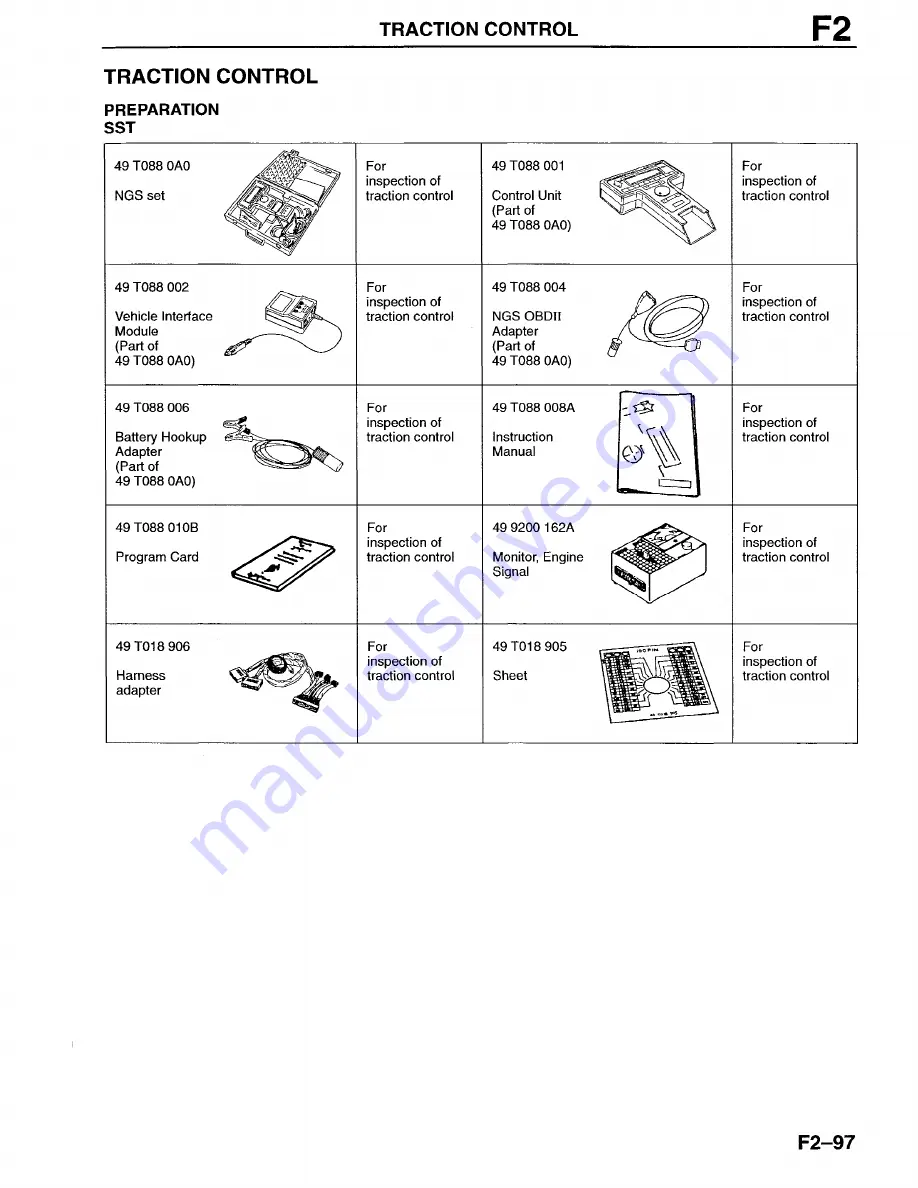 Mazda Millenia 1996 Workshop Manual Download Page 381