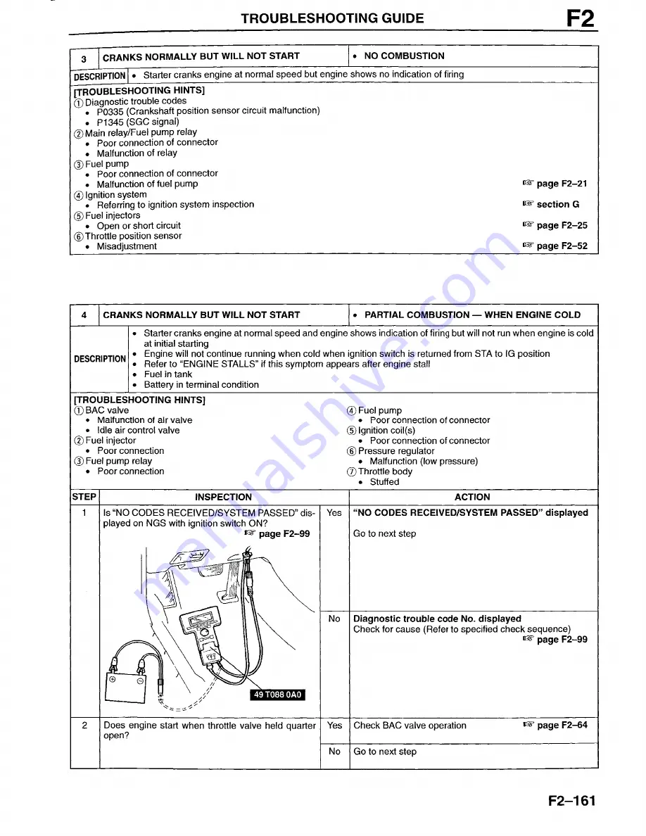 Mazda Millenia 1996 Workshop Manual Download Page 445