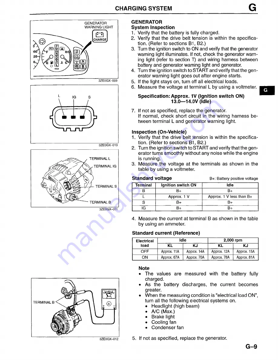 Mazda Millenia 1996 Workshop Manual Download Page 497