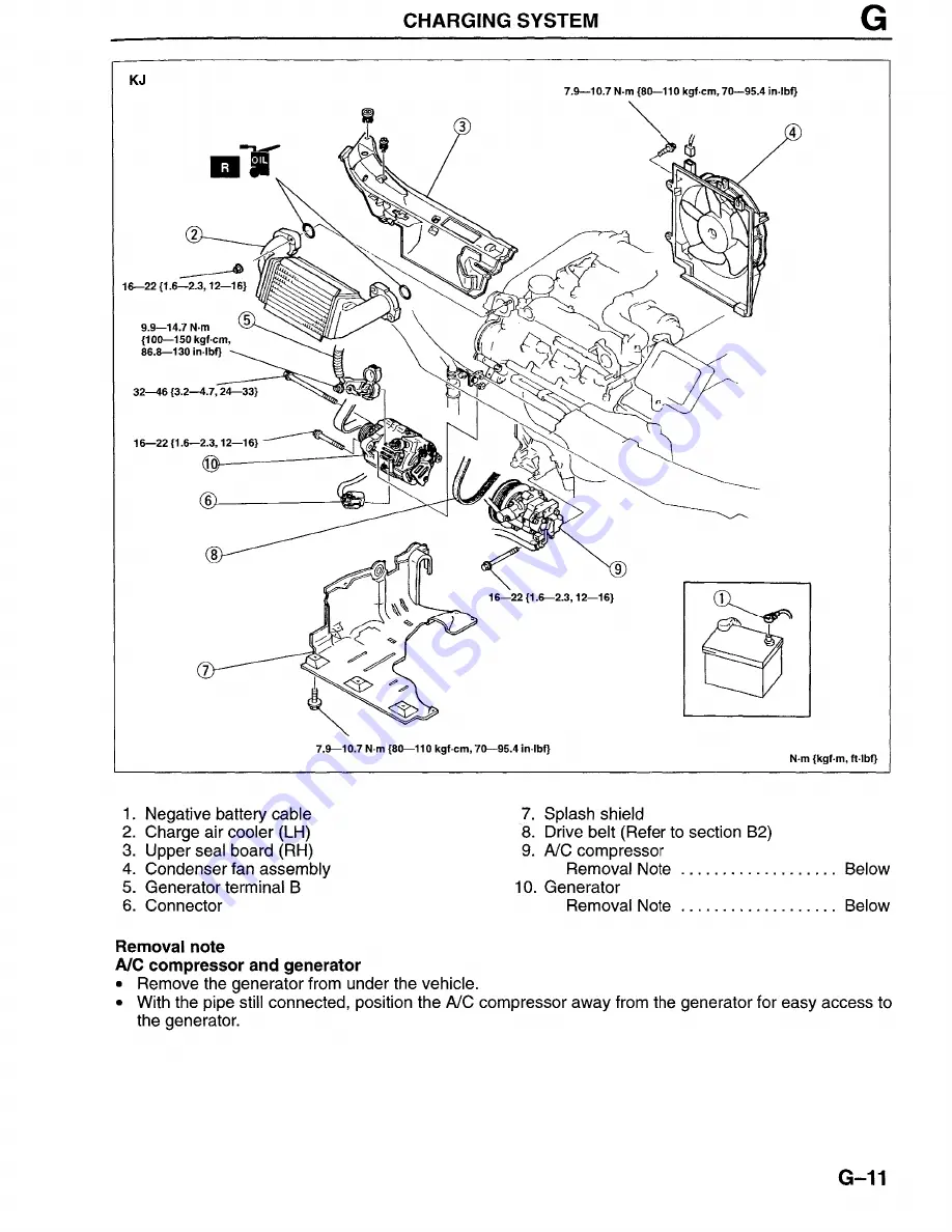 Mazda Millenia 1996 Workshop Manual Download Page 499