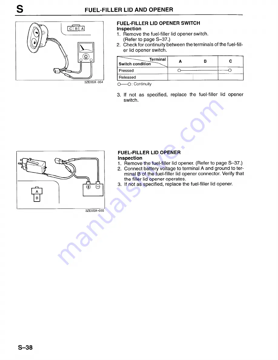 Mazda Millenia 1996 Workshop Manual Download Page 935