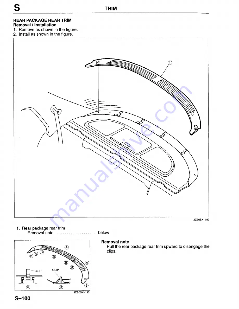 Mazda Millenia 1996 Workshop Manual Download Page 997