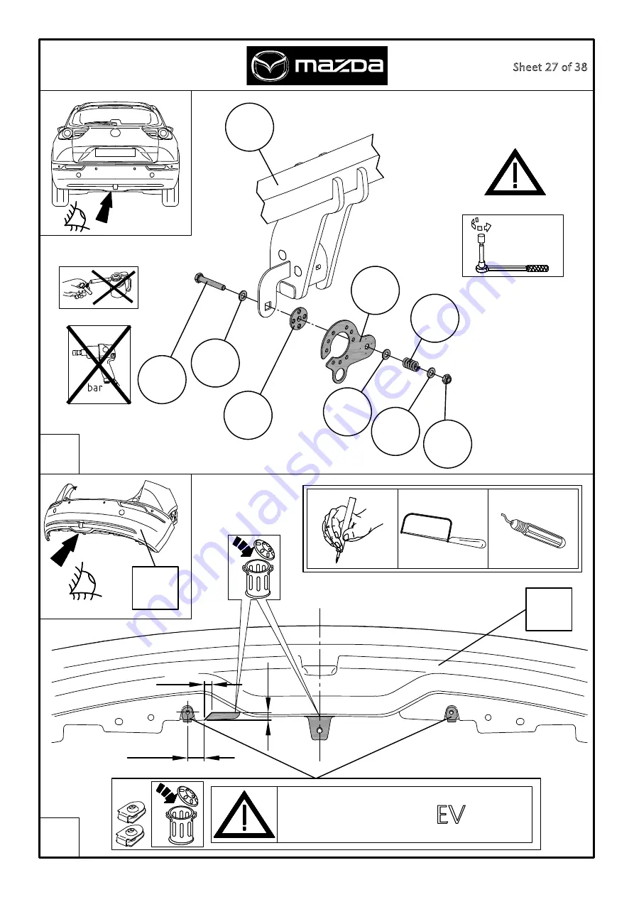 Mazda MVG 4507 F Installation Instruction Download Page 27