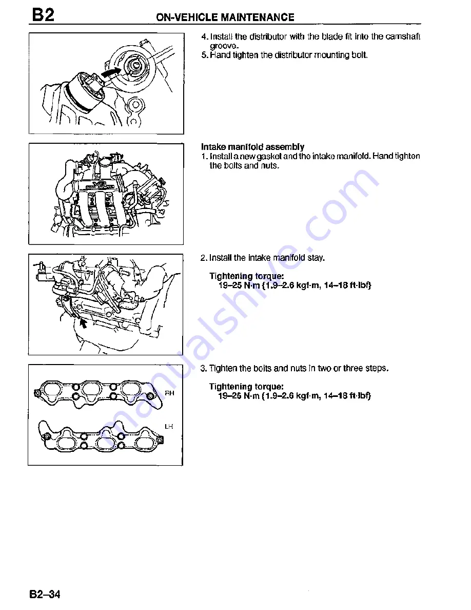 Mazda MX-3 1995 Скачать руководство пользователя страница 45