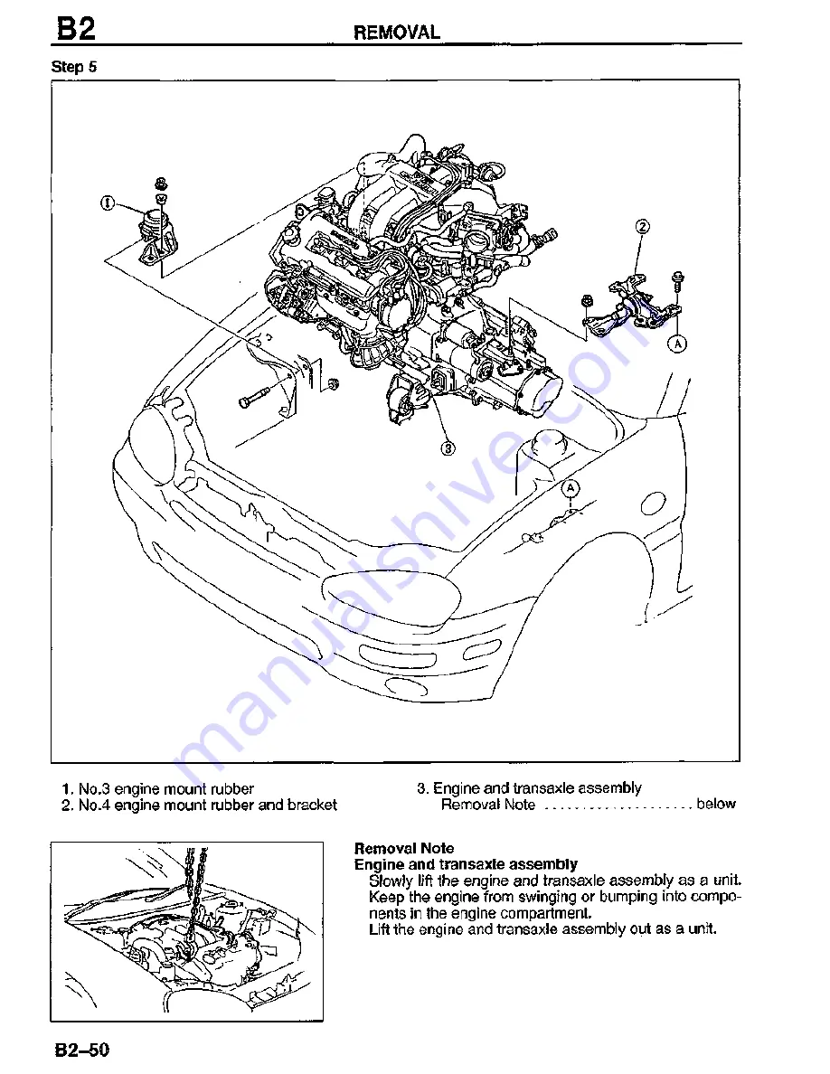 Mazda MX-3 1995 Скачать руководство пользователя страница 61