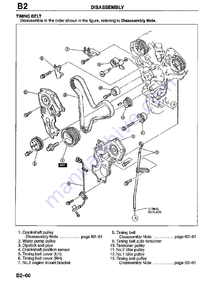 Mazda MX-3 1995 Скачать руководство пользователя страница 71