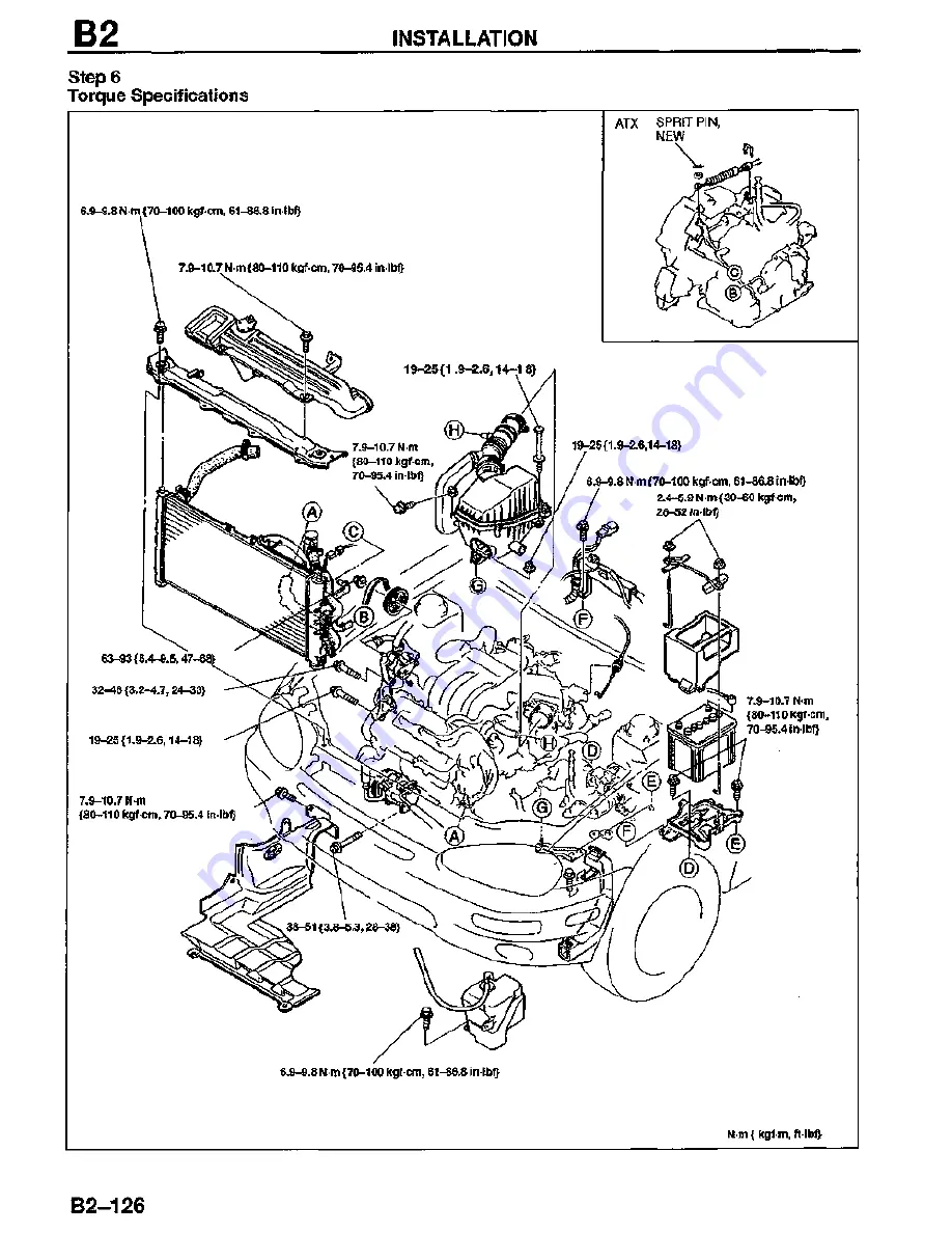 Mazda MX-3 1995 Скачать руководство пользователя страница 137