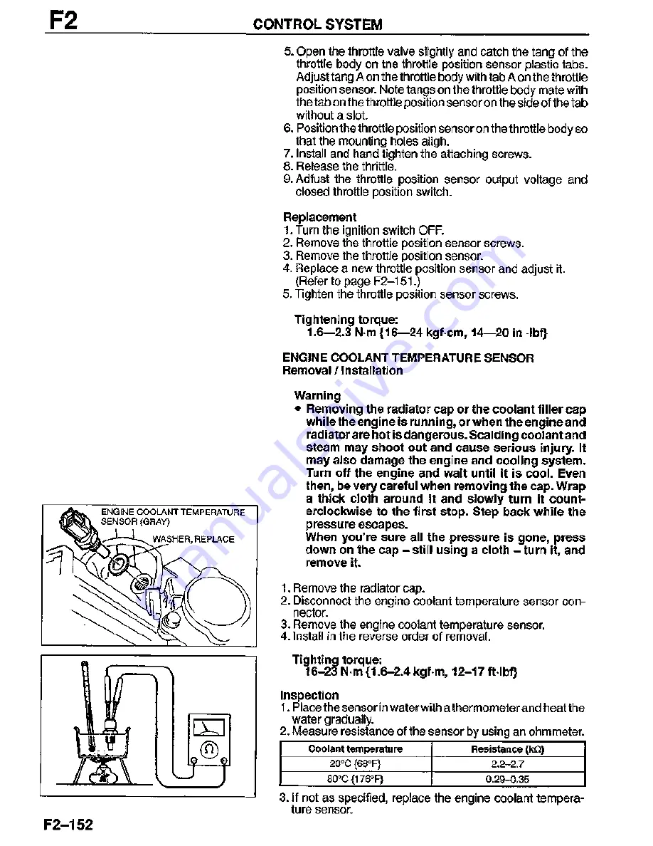 Mazda MX-3 1995 Workshop Manual Download Page 320