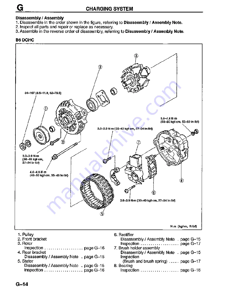 Mazda MX-3 1995 Скачать руководство пользователя страница 341