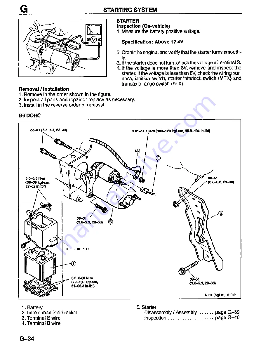 Mazda MX-3 1995 Скачать руководство пользователя страница 361