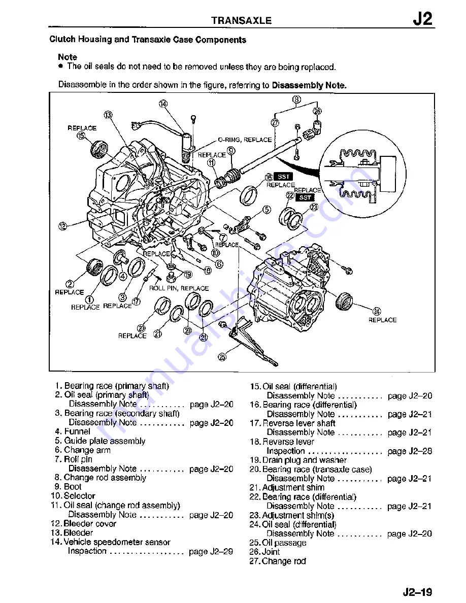 Mazda MX-3 1995 Скачать руководство пользователя страница 428