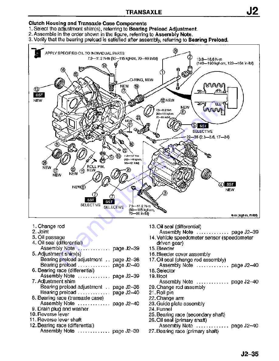 Mazda MX-3 1995 Скачать руководство пользователя страница 444