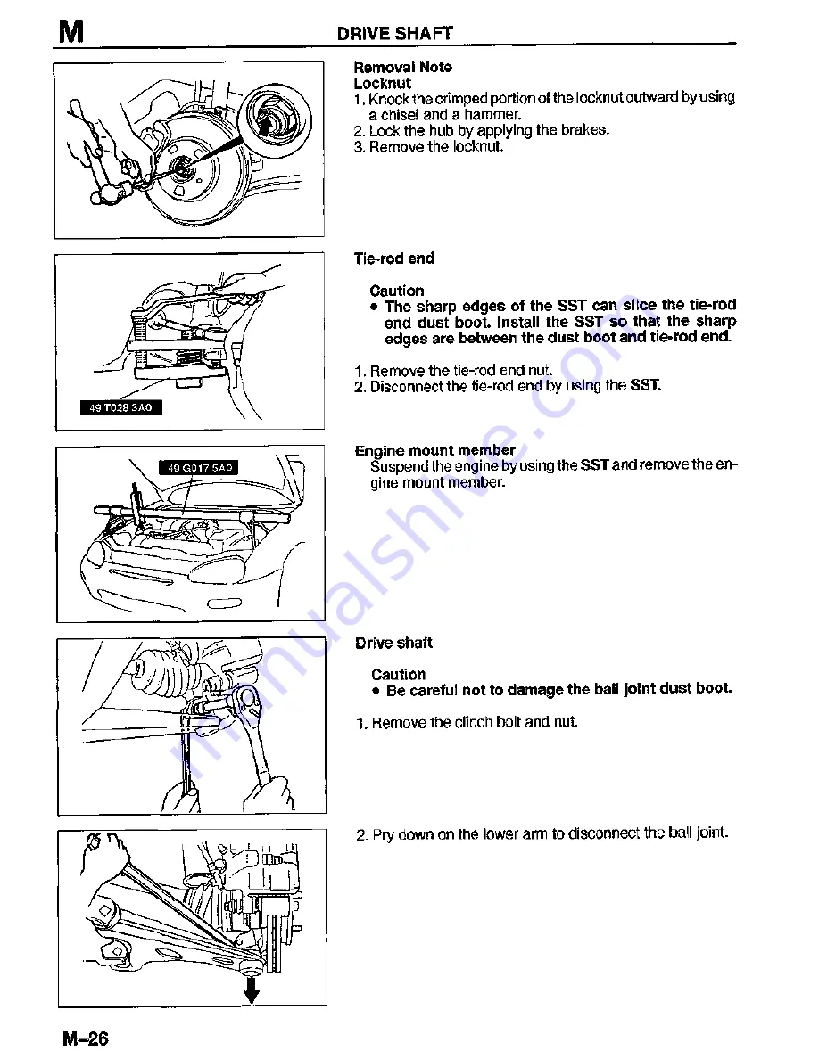 Mazda MX-3 1995 Скачать руководство пользователя страница 490