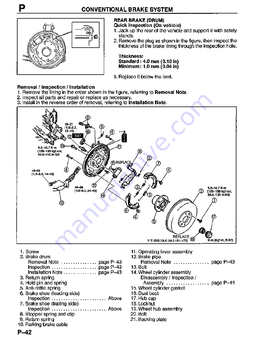 Mazda MX-3 1995 Скачать руководство пользователя страница 590